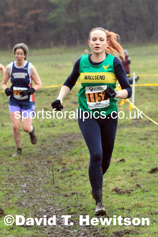 Senior womens 2022 North Eastern Harrier League, Thornley Farm, Peterlee, County Durham. Photo: David T. Hewitson/Sports for All Pics